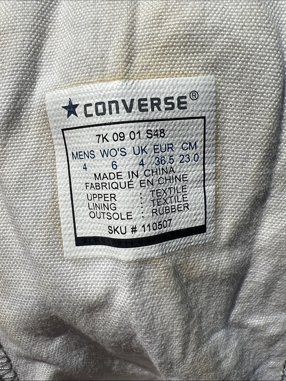 Rare Vintage Converse Chuck Taylor All Star Patchwork Knee-high Sneakers Size 6 - Picture 13 of 15